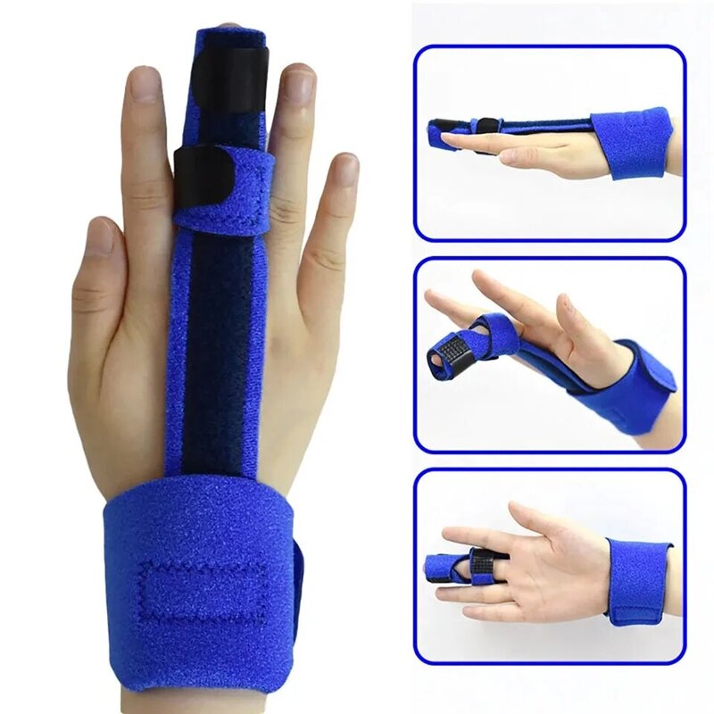 1PCS Adjustable Finger Splint Brace Thumb Stabilizer Built-in Aluminum Alloy Fix Arthritis Pain Relief Health Care Unisex