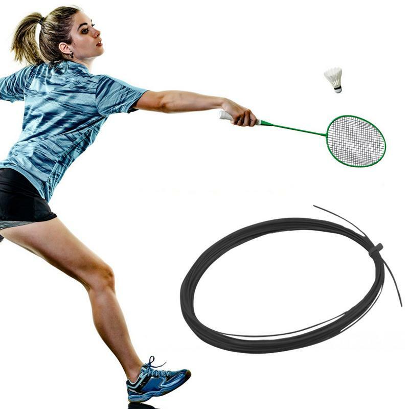 Cuerda de nailon profesional para raqueta de bádminton, cuerda de raqueta de alta flexibilidad, línea de cuerda de raqueta selecta, reparación de Bádminton