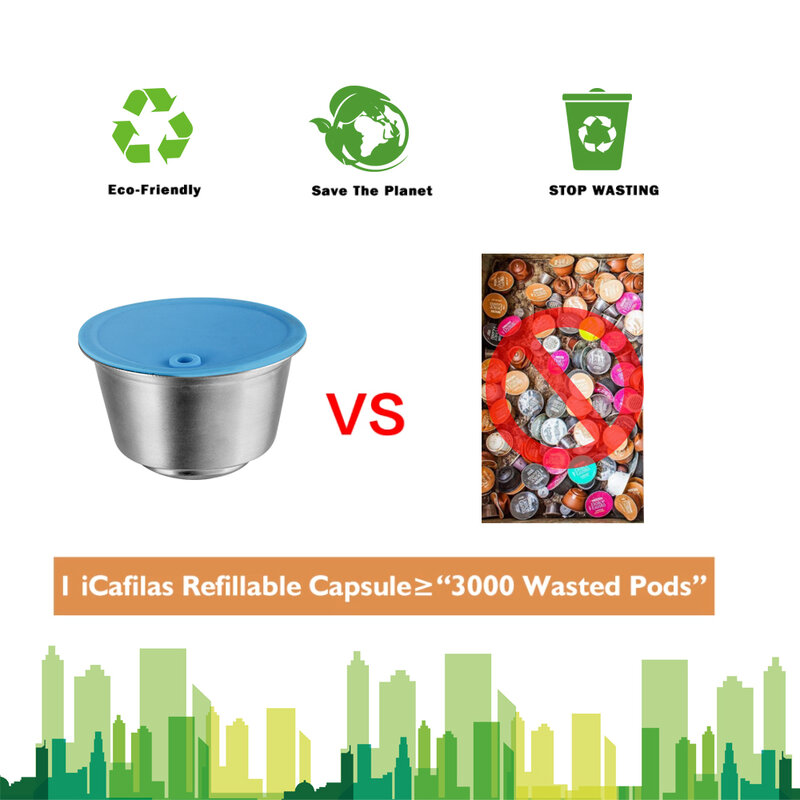For Nescafe Dolce Gusto Crema Coffee Filters Cup Refillable Reusable Dolci Gusto Tea Baskets Coffee Dripper Capsules