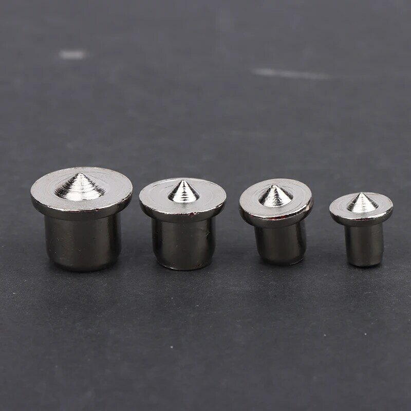 1/4PCS Woodworking Top Locator Roundwood Punch Wooden Furniture Centering Point Drilling 1/4 Dowel Tenon Center Set