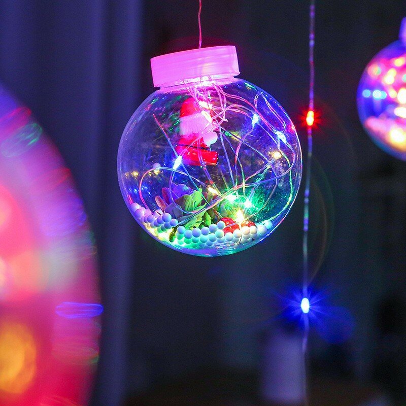 Bożonarodzeniowe światła girlanda żarówkowa LED 220V plug Powered Festival boże narodzenie dekoracja lampki dekoracyjne