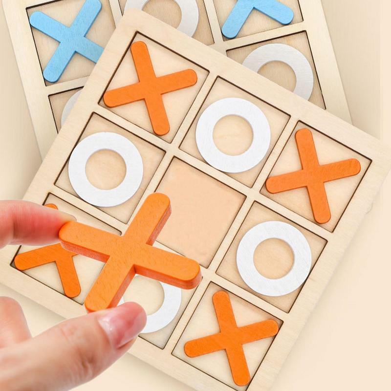 Montessori Holz spielzeug Mini Schach Eltern-Kind-Interaktion Puzzlespiel Training Gehirn lernen frühes Lernspiel zeug für Kinder