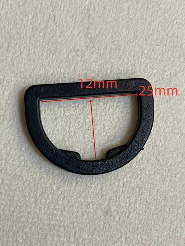 AINOMI-Anillo de plástico para portabebés, anillo en D de alta resistencia, 25mm, 1 pulgada