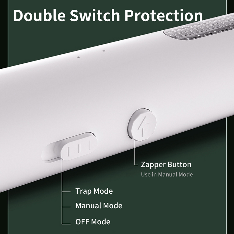 Raket nyamuk elektrik, Zapper pembunuh nyamuk elektrik dengan lampu menarik dan dapat diisi ulang USB tipe-c dapat dilipat