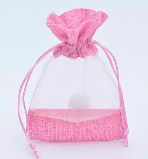 Mini bolsas de Organza de regalo, paquete de bolsas de embalaje de joyería, bolsas de fiesta DIY, dulces, frutas, bolsillos, bolsas portátiles con cordón de moda