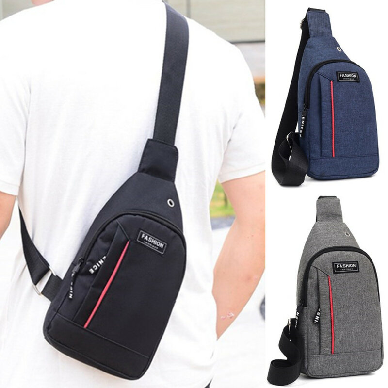 New Men's Fashion Multifunction Shoulder Bags Crossbody Bags On Shoulder Travel Sling Bag Pack Messenger Pack Chest Bag For Male
