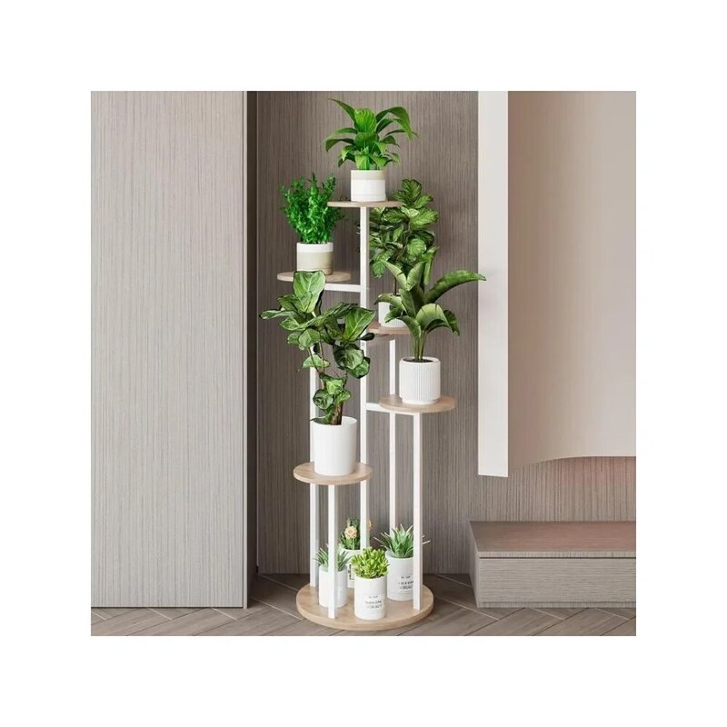 Supporto per piante Indoor 6 Tier 9 supporto per vaso di fiori multiplo in vaso per Patio giardino balcone soggiorno angolo