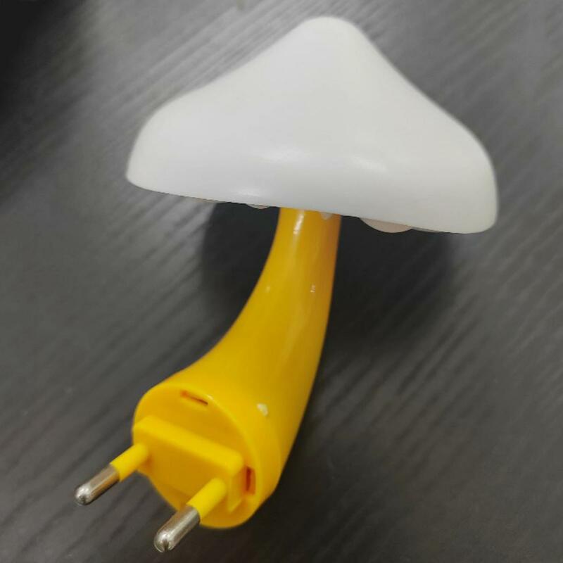 Plug In Lamp Voor Baby Kinderen Nachtlampje Schattige Paddestoel Nachtlampje Baby Nachtlampje Wandlamp Voor Toilet Huis Slaapkamer Gang