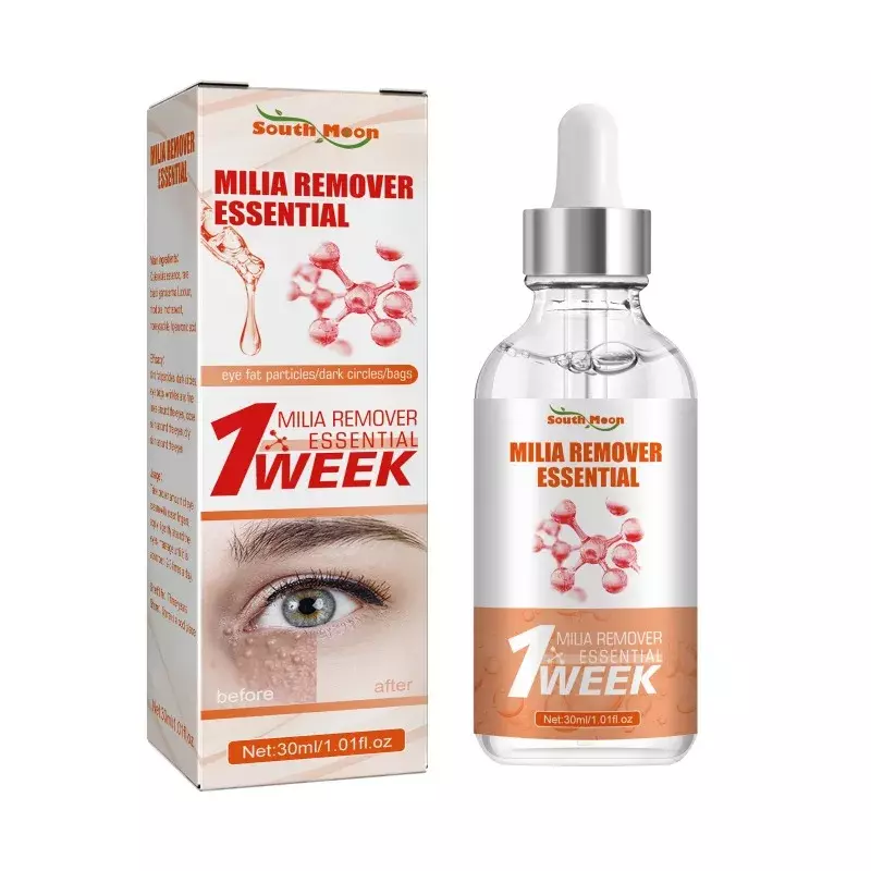 Milia Remover Essential Eye Serum Effective Removes Fat Granules eye Bags Anti-Particles Puffiness Improve Dark Cicle 30ml