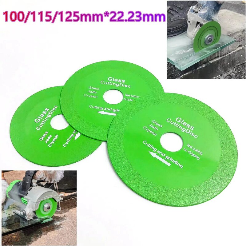 20/22.23mm Inner hole Glass Cutting Disc Blade Jade Crystal Wine Bottles Grinding Chamfering Cutting Blade Glass Cutting Disk