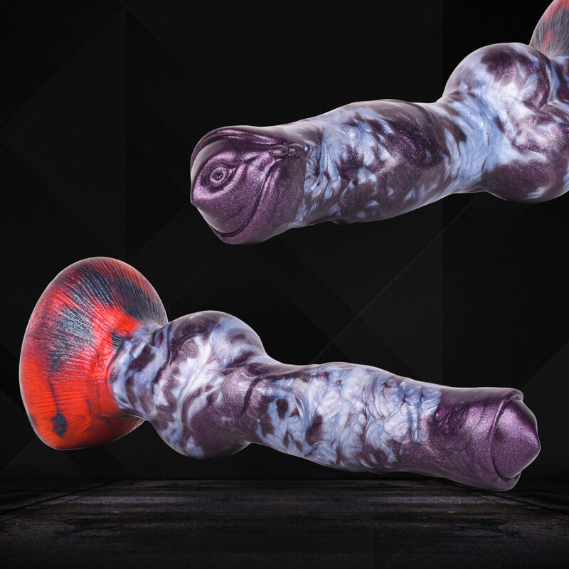 NNSX Dildo Penis Monster realistis silikon lunak untuk wanita G Spot stimulasi mainan seks Dildo Penis besar palsu cangkir hisap Dildo Anal