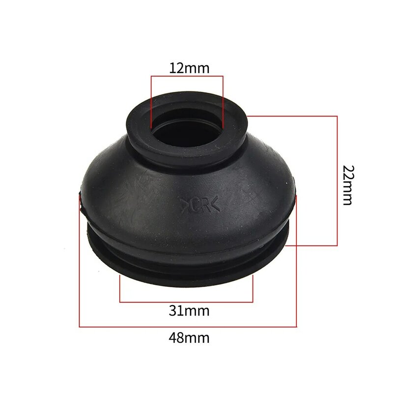 6 Pcs Car 13 23 30 Rubber Tie Rod End And Ball Joint Dust Boots Cover Universal Ball Joint Boot Replacement Accessories