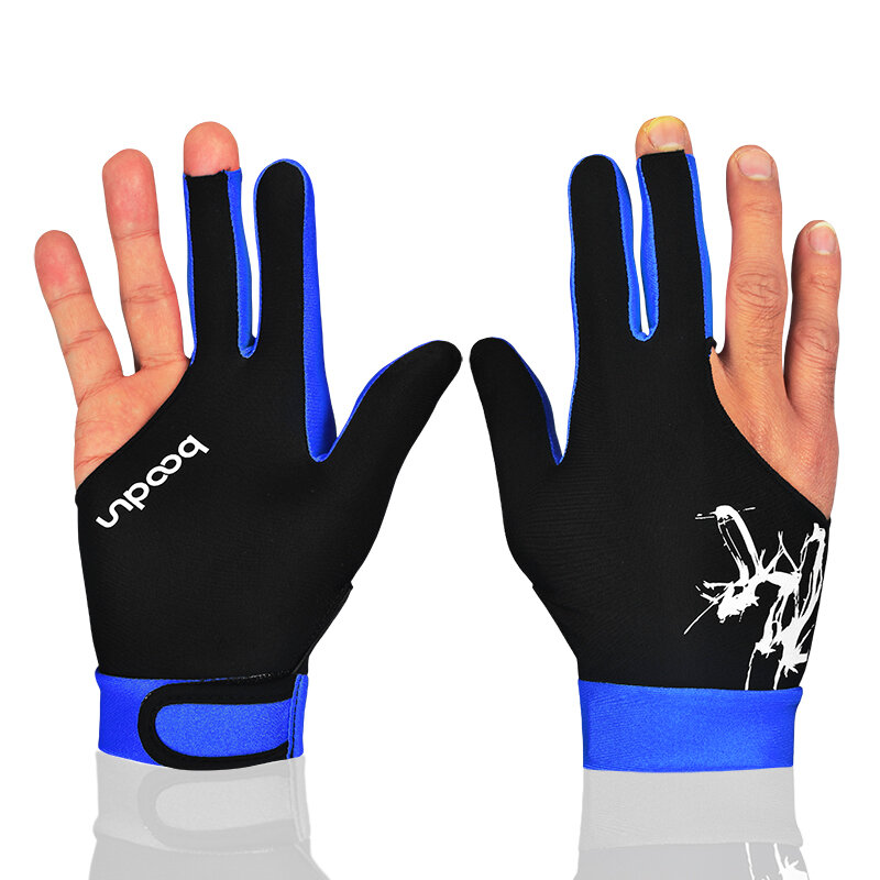 Перчатки для снукера, дышащие, с тремя пальцами, для левой руки, 1 шт.