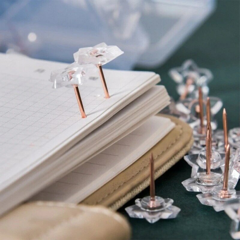 100 peças pinos costura transparentes pinos retos para roupas tecido diy costura artesanato, pinos mapa para placa