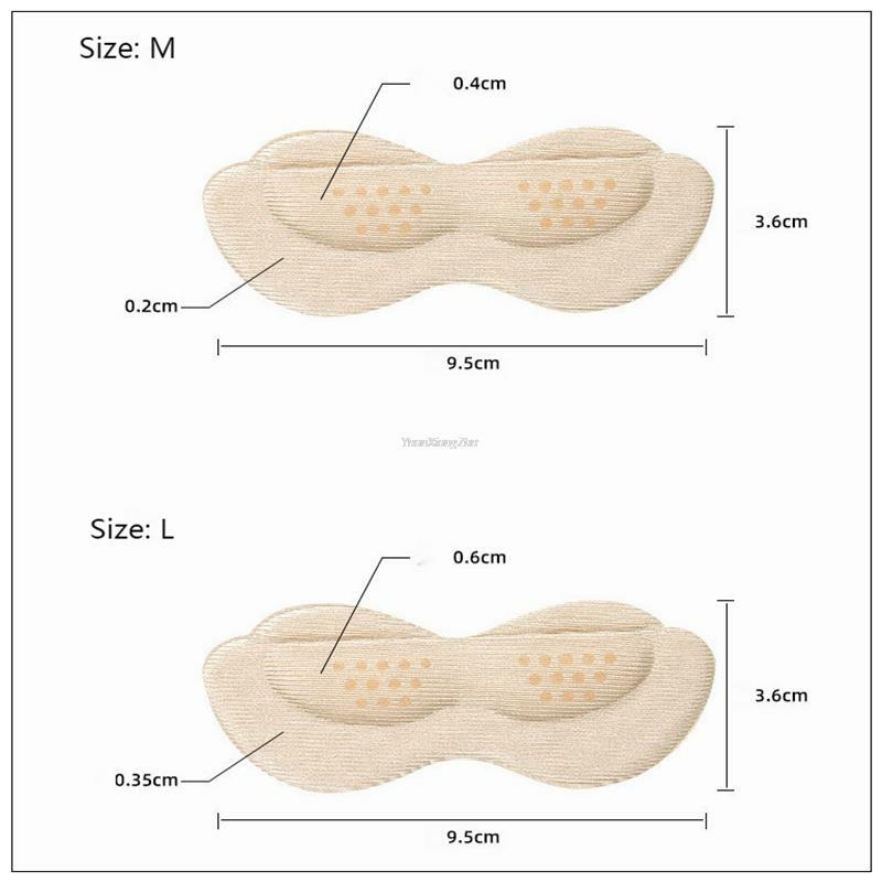 Shoe Heel Protectors for Womens Shoes Insoles Anti-wear feet Shoe Pads for High Heels Anti-Slip Adjust Size Shoes Accessories