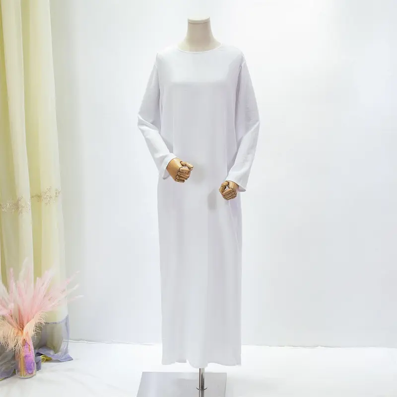 Abayas frontais abertas para mulheres, mangas puff, Kaftan com cordões, comprimento maxi, vestidos Ramadan, casacos de cardigã, outwear Abayas, cardigã muçulmano