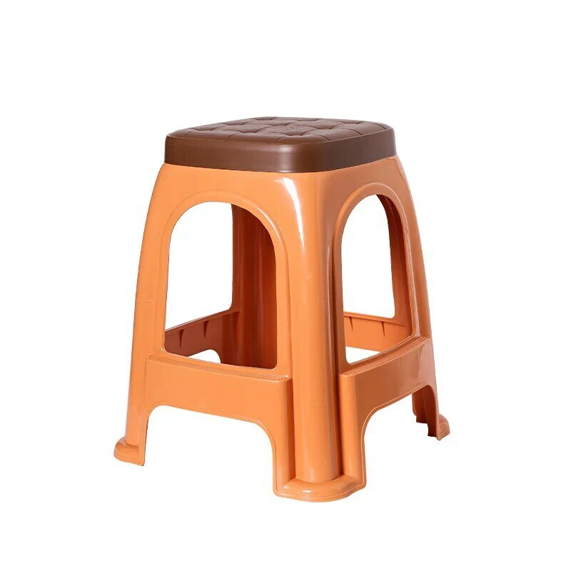 Домашние утолщенные стулья, стулья для гостиной, высокие стулья для обеденного стола, минималистичные квадратные стулья для столовой, пластиковые подушки