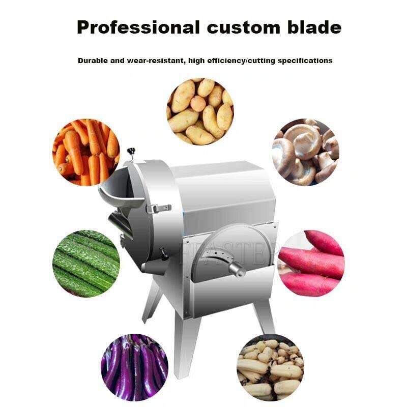 300-500KG/H Output Capacity Vegetable Cutter Machine Multifunction Shallot Onion Slicer Dicing Machine