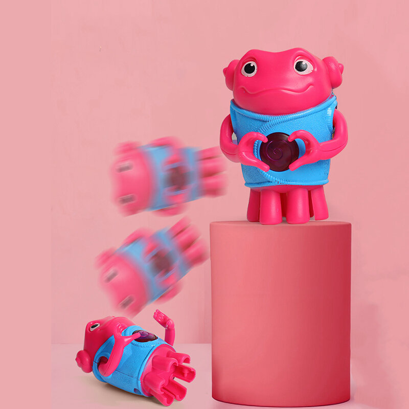 1Pc Gek dan Hart Buitenaardse Lichtgevende Speelgoed Kinderen Decompressie Liefde Gloeiende Speelgoed Poppen Kinderen Creatieve Grappige Geschenken