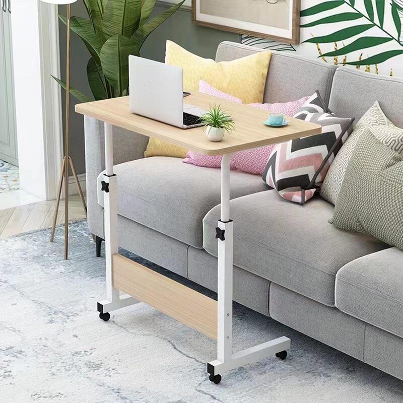 Escritorio móvil de pie para sofá, mesa de trabajo extraíble con altura ajustable, para cama, 40x60CM
