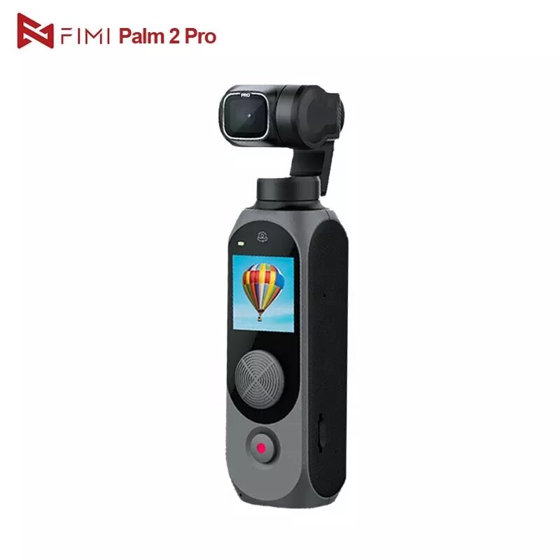 Original fimi palm 2 pro 3-axis estabilizado handheld câmera cardan estabilizador estabilizador celular 4k 30fps câmera de vídeo
