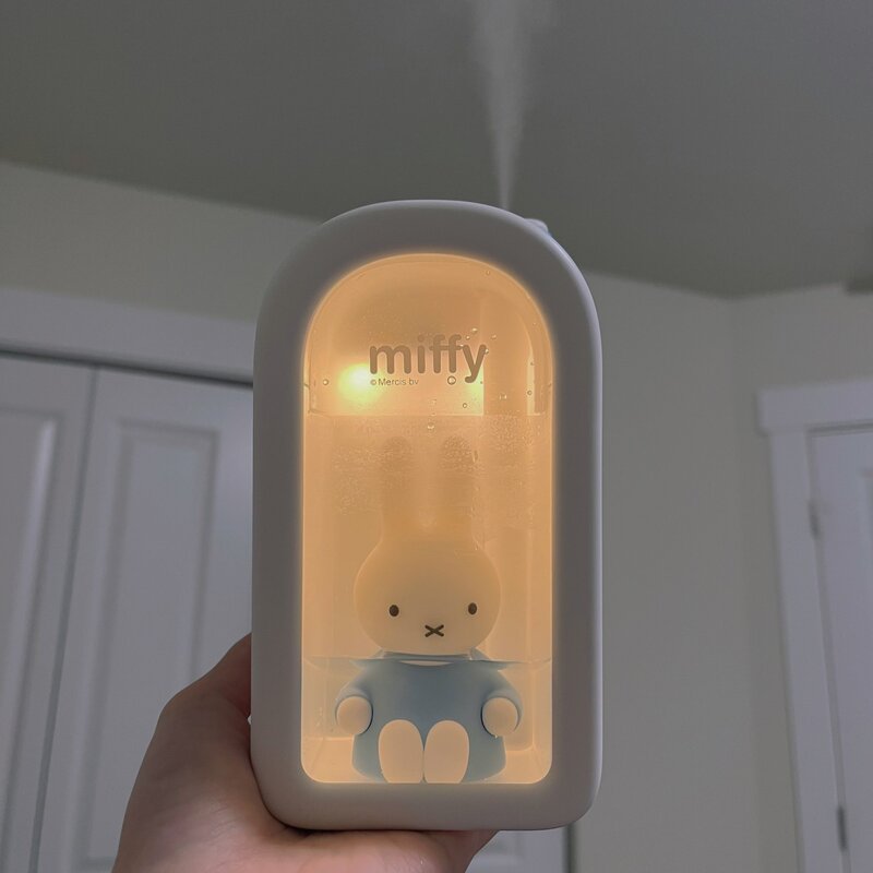 Miffy X MIPOW 380ML umidificatore a nebbia fredda carino con luce notturna umidificatore d'aria portatile USB Freeshipping per regali per la casa della camera da letto