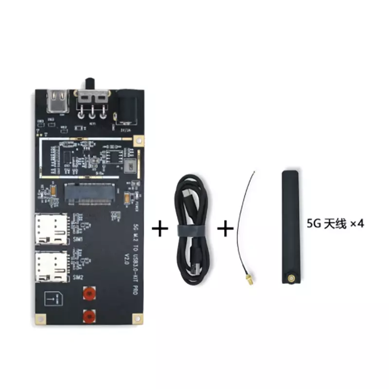 Quectel 5G płyta modułu M.2 do typu c USB 3.0 zestaw PRO RM500Q-GL RM502Q RM510-GL globalny moduł 5G częstotliwości 5G