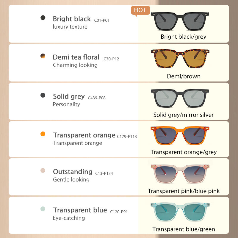 Gafas de sol polarizadas con degradado UV400 para mujer, lentes de cristal de lujo Retro, S126