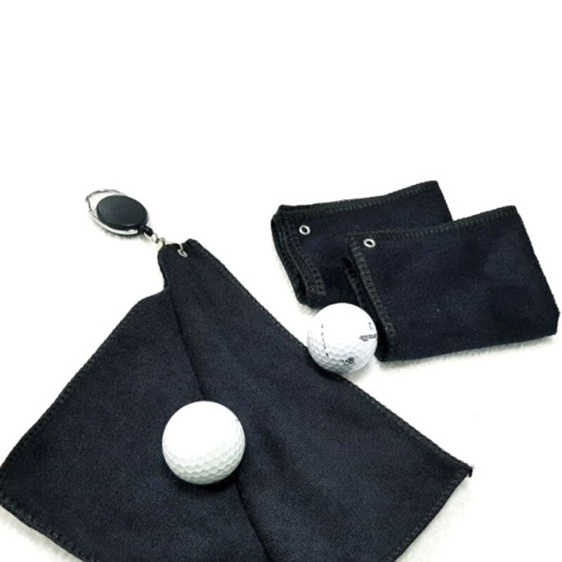مصغرة جولف الكرة نادي رئيس الأنظف ، مربع تنظيف منشفة ، قابل للسحب المفاتيح مشبك ، بولي Surface سطح المواد مقاوم للماء