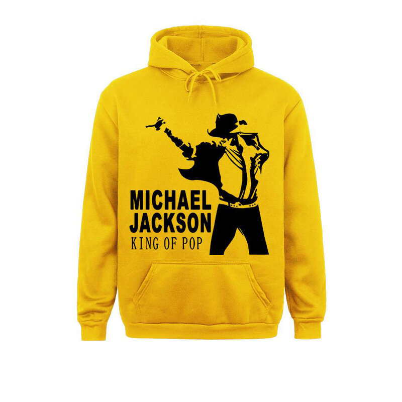 Толстовка с капюшоном для мужчин и женщин, простой пуловер с длинным рукавом, уличный тренд, рок-певец, Майкл Джексон