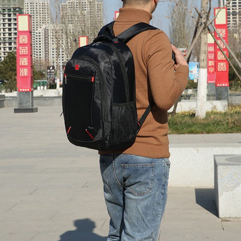 学生用の無地のバックパック,オックスフォード素材のカジュアルバッグ,学生用の多機能バックパック