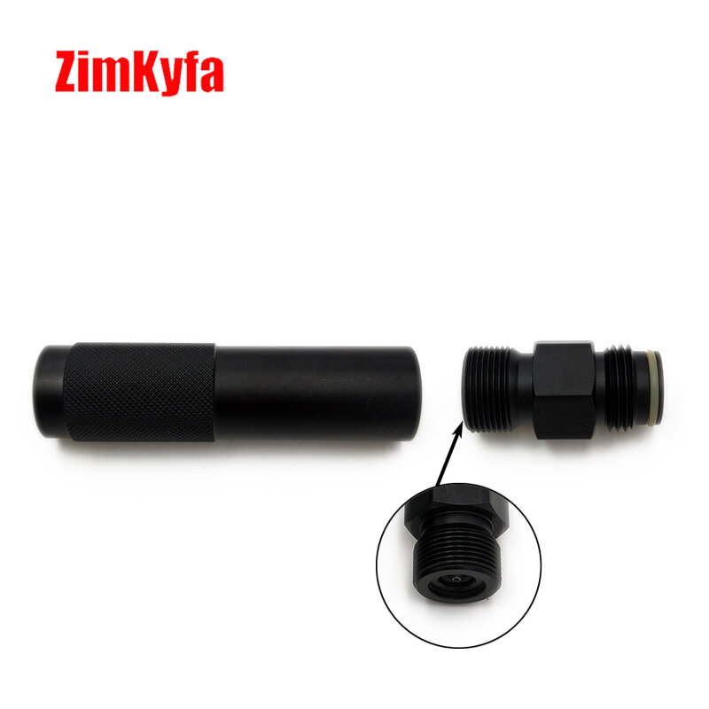 Adaptor silinder kapsul kartrid Co2 12g perubahan cepat dengan Adaptor benang/G1/2-14 untuk silinder