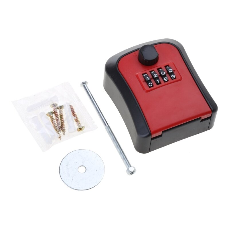 Y1UB Outdoor Key Lock Box 4-Digit Combination Lockboxs Waterproof Outdoor Key Hider