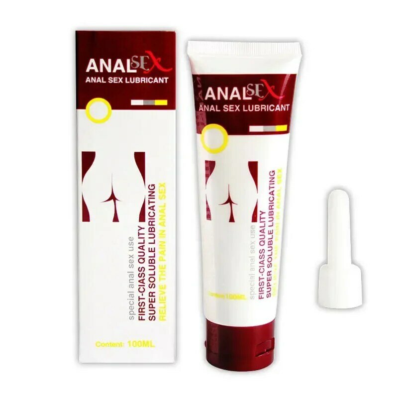 Lubrificante sexual analgésico à base de água, gel anti-dor, óleo creme para adultos, homens e mulheres, alívio, seda, 100ml