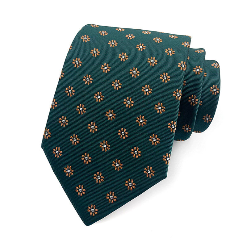 Nowy 8CM Corbatas sukienka formalna krawaty nerkowca kwiat stały krawat mały kwiat krawaty
