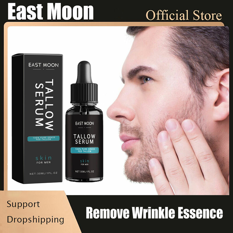 Men Anti Wrinkle Serum Restoring Elasticity Hydrating Improve Rough Skin Exfoliation Remove Dark Circles Facial Firming Essence