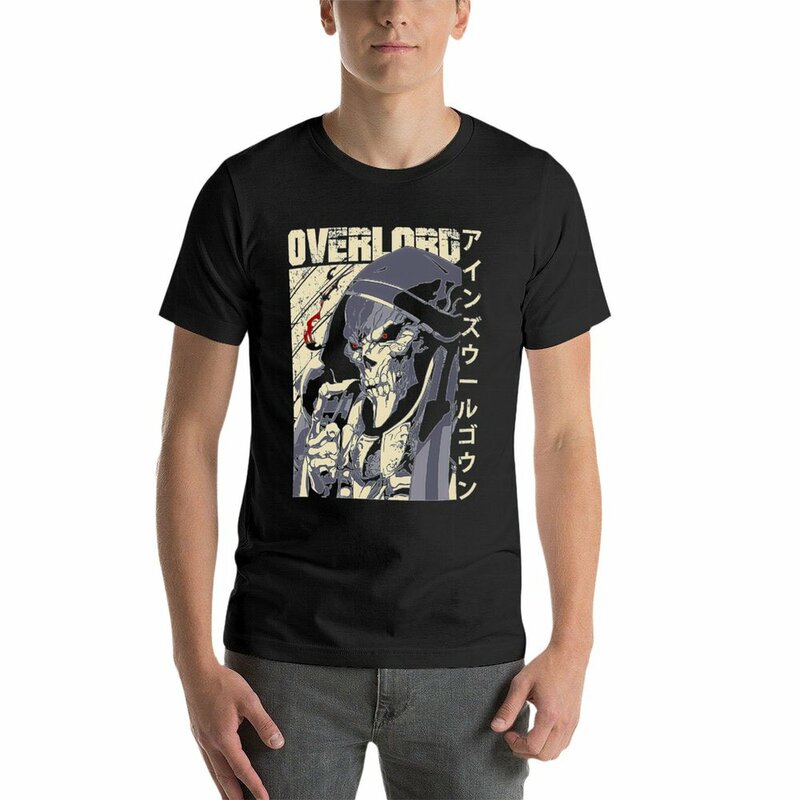 Overlord T-Shirt heavyweights customizeds vintage clothes Short sleeve tee men