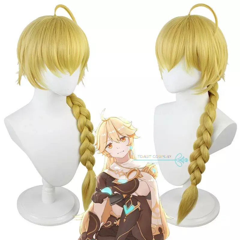 Genshinimpact Traveler Aether Cosplay Costume Sora Kong Cosplay Aether Halloween Party Outfit Clothes Wig Shoes Full Set Clothes