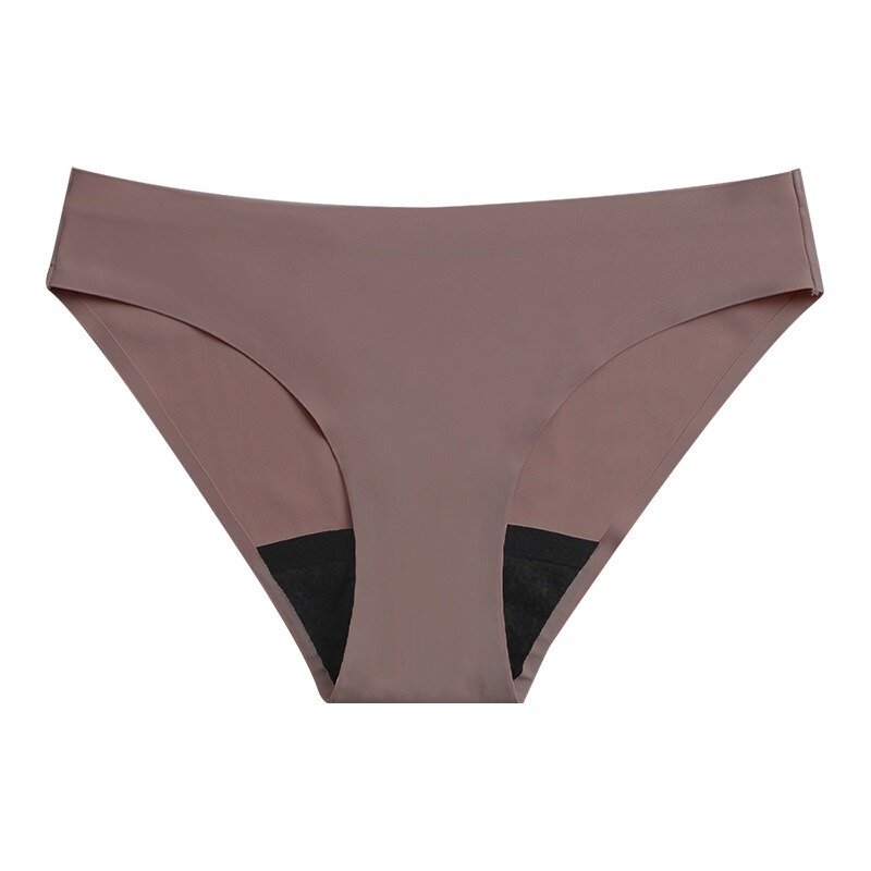 Anti-lado vazamento underwear, feminino período menstrual underwear, tamanho grande, quatro camadas