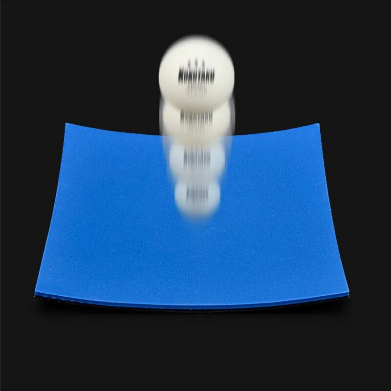 KOKUTAKU-Hoja de goma superpegajosa para tenis de mesa, goma de Ping Pong con esponja de resorte, Rayo Azul, 2,2mm, para entrenamiento de Club