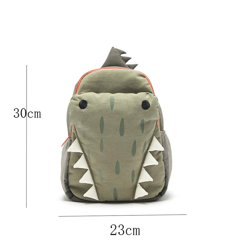 New Cute Cartoon Crocodile Personalized Backpack Custom Name Children's Kindergarten Schoolbag Boys Travel Snack Backpacks