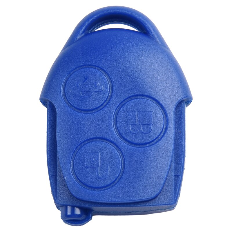 غلاف غلاف مفتاح السيارة لمفتاح فورد-ترانزيت ، 3 أزرار ، Mk7 أزرق غطاء مفتاح بعيد عن بعد ، غلاف بديل ، ملحقات غطاء قفل السيارة