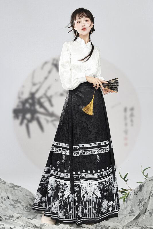 Hanfu de estilo chino para mujer, Vestido de manga larga, ropa de Cosplay, nuevo