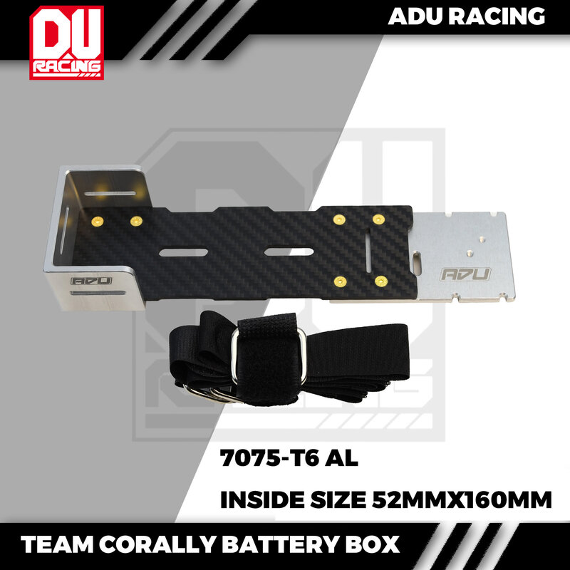 Adu Race Accu Box En Esc Plaat 7075-t6 Al Voor Team Corally Alle Rtr Auto 'S