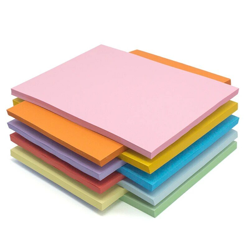 Papel Multicolor para fotocopiadora, 80g, A4, 70g, 100 hojas de papel de Origami