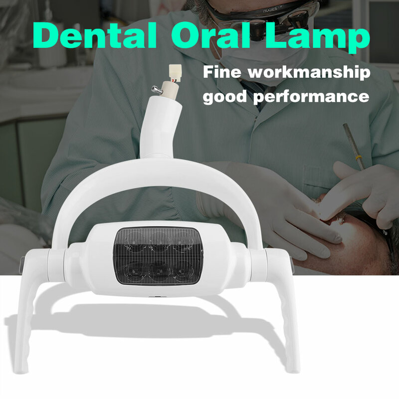 Luz bucal de inducción Dental, 6 LED, 12V, 6000K, para unidad de dentista, silla, plataforma, equipo Dental sin sombras