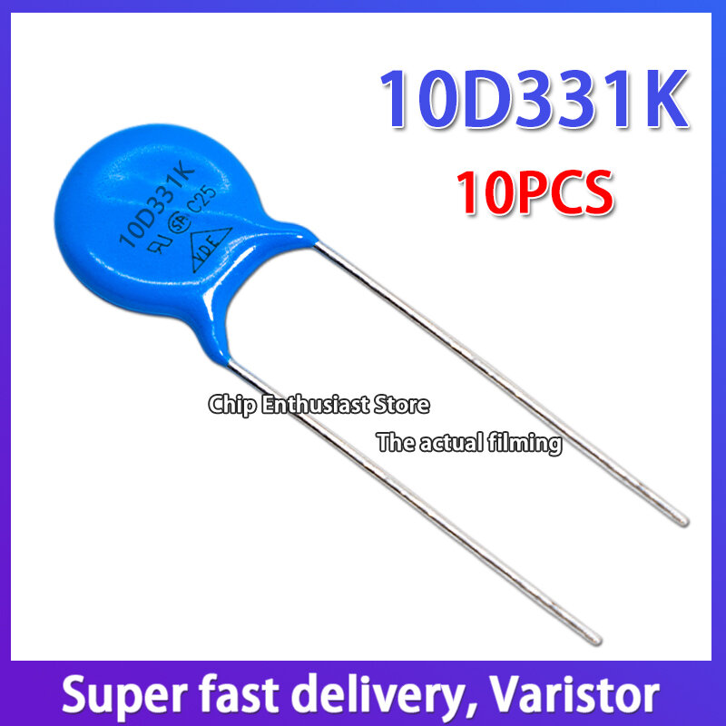 Варисторы 471KD10 10D471K 470 в, диаметр 10 мм DIP-2 10%, 10 шт.