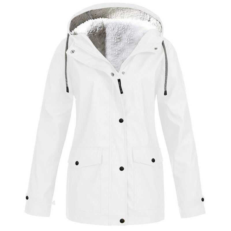 Женская осенняя и зимняя куртка, уличная Водонепроницаемая толстовка с капюшоном, длинное пальто для мужчин, женщин, рыбалки, туризма, альпинизма