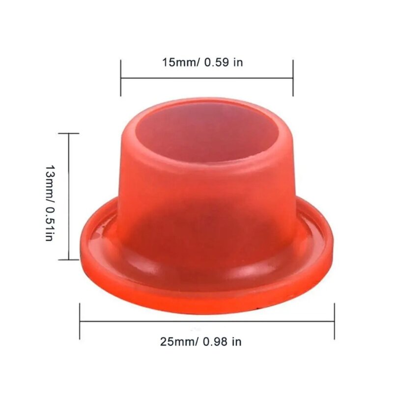 50 pezzi guarnizione tenuta del rubinetto rondella in silicone per prevenire perdite gocciolamento fibbia M89B