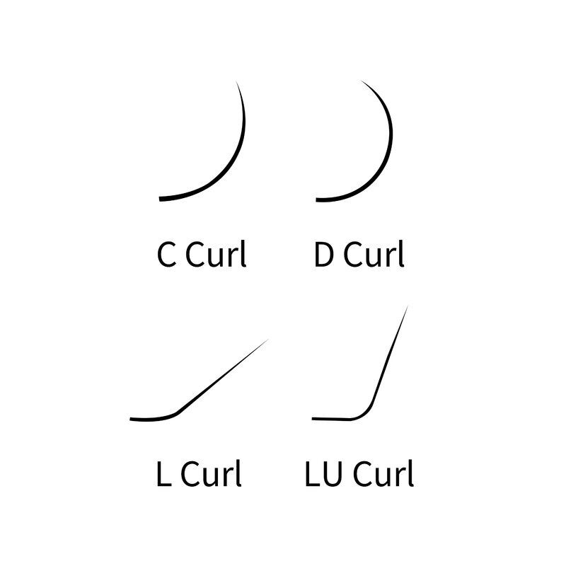 XIUSUZAKI L/LU/M Curl YY 3D 4D 5D W kształcie przedłużania rzęs ręcznie tkane miękkie światło naturalne rzęsy wstępnie wykonane rzęsy wachlarzowe